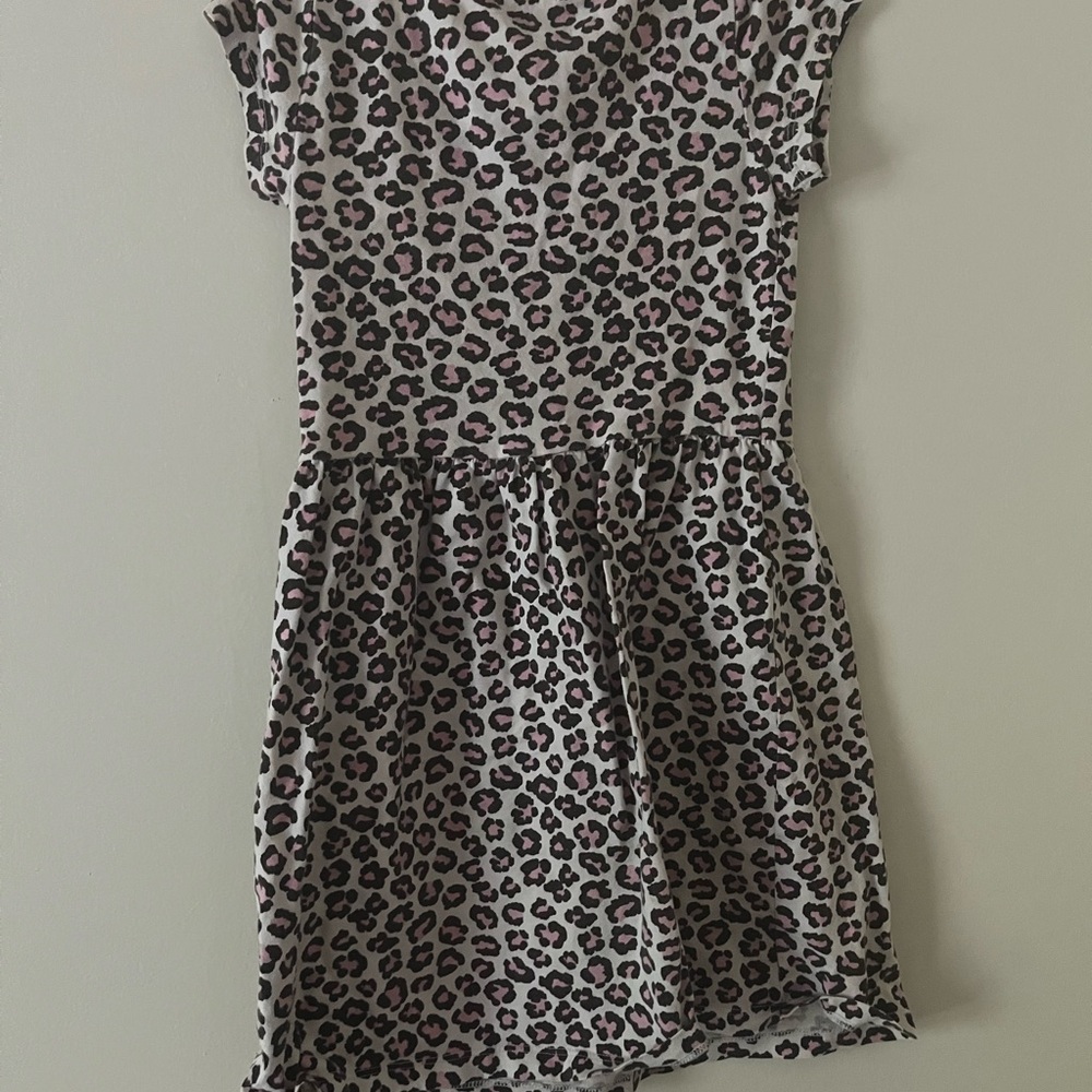 Carter's Black and Pink Leopard Print Kids Dress